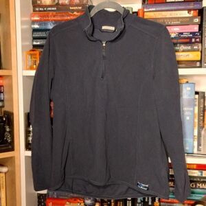 Navy L.L.Bean quarter zip fleece Size XL